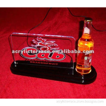 LED acrylic wine bottle display VJB-0068